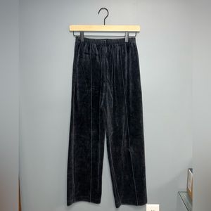 GOOLA GONG VINTAGE Black Velour Pants Size Small